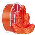 FXAAGFH 1KG 3D Printer Filament Bundle, 3 D PLA Printing Filament 1.75mm, Dual Color, +/-0.03mm, 1kg/2.2lbs Silk Golden Red