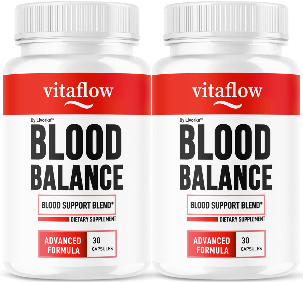 (2 Pack) VitaFlow Capsules - Official VitaFlow Balance Supplement Support Capsule, Vitaflow All Natural Premium Advanced Formula, Vita Flow Pills Balance Support, 60 Capsules for 2 Months