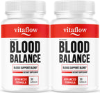(2 Pack) VitaFlow Capsules - Official VitaFlow Balance Supplement Support Capsule, Vitaflow All Natural Premium Advanced Formula, Vita Flow Pills Balance Support, 60 Capsules for 2 Months
