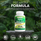 Best Naturals Alpha Lipoic Acid 200 Mg 120 Capsules (120 Count (Pack of 3))