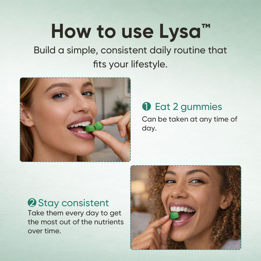 FWPTEI LYSA Acne Gummies, LYSA Ritual Acne Treatment Immune Support & Skin Health - High Potency Vegan Gummies, Sugar-Free, Gluten-Free Gummy Supplement, 60 Gummy