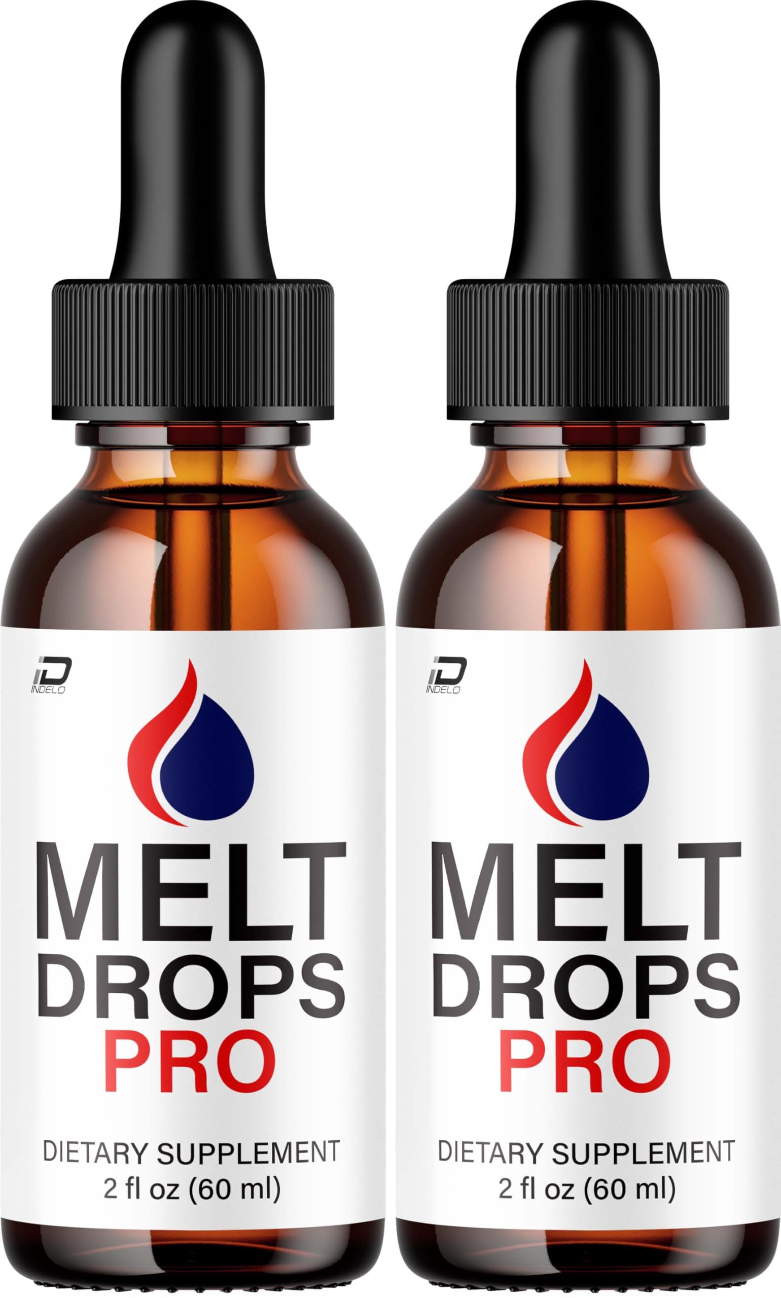 Melt Drops Pro Liquid Supplement Drops - MeltDrops Pro Natural Blend Advanced Formula, Extra Strength, Reviews - 2 Bottles - 2 Month Supply