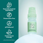 Biotrue Hydration Boost, Preservative-Free Eye Drops for Dry Eyes, Instantly Moisturizes, Rehydrates, Contact Lens Friendly, Refresh & Relieve Eye Irritation, 0.33 FL Oz (Pack of 1)