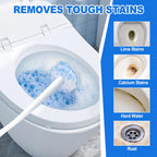 Zeefpod 200 Count Disposable Toilet Brush,Toilet Cleaner Wand Refills Compatible with Most Toilet Brushes- No Falling Apart, Fresh Fragrance，4X Cleaning Power，Bathroom Cleaning.