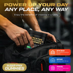 ZyterX Creatine Monohydrate Gummies for Men & Women, 9000MG Creatine Gummies Sugar Free with L-Taurine, BCAA 2:1, B12 B6 for Boost Strength, Focus & Endurance, Vegan, Non-GMO, Pineapple 120pcs