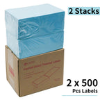 L LIKED 1000 Fanfold 4" x 6" Direct Thermal Labels Shipping Labels with Perforated Line, Permanent Adhesive for Rollo, Zebra, Jadens, Nelko, Munbyn, Phomemo, Commercial Grade