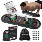 HOTWAVE Push Up Board, Portable PushUp Board, Foldable 20 in 1 Push Up Bar
