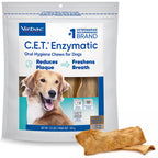 C.E.T. Enzymatic Oral Hygiene Chews for Dogs, Tartar Control, Large