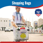 Fuxury 1000 Count Happy Smiling Face Thank You Plastic Bags with Handles
