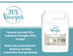 20% Professional Grade Concentrated Vinegar | Dilutes to 4 Gallons of Multipurpose Cleaning Vinegar | 4x Power Vinegar | Hundred's of Industrial & Home Uses