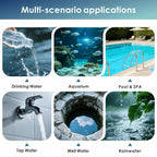 20 in 1 Water Tester for Drinking Water, Well Water Testing Kit, Suitable for Household Tap Water, Natural Water Quality Testing, Can Detect Water Hardness, Chlorine, Lead, Ph, Etc. (123 Test Strips)