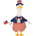 4th of July Porch Goose Outfits Patriotic Goose Costume for Outdoor Decor