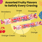 Smarties Candy Giant Rolls - Gluten & Vegan Free - Classic Sweetness From Family Owned Company Since 1949, Peanut & Dairy Free - Individually Wrapped Bulk Halloween Candy- 2.2 Pound (Pack of 2)