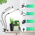 wolezek Clip on Grow Lights for Indoor Plants, Full Spectrum 6000K