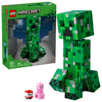 LEGO Minecraft The Creeper Kids Toy - Minecraft Toy for Gaming Fans - Room Decor for Gamers 10 and Up - Poseable Action Figure with 1st Version Minifigure - Gift for Boys and Girls - 21276