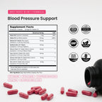 8-in-1 Beet Root Capsules - Healthy Blood Pressure Support Supplement** for Heart & Circulation, Energy Support - Hawthorn Berry, Hibiscus, Garlic & Grape Seed - Beet Juice Alternative - 120 Capsules