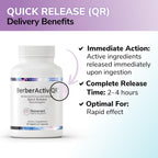 Tesseract Medical Research BerberActiv-QR Berberine Immune Support Supplement, Supports Liver Health, Hypoallergenic, 350mg, 90 Vegetarian Capsules