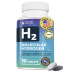Invigorated Water Hydrogen Water Tablets with Magnesium - 12 PPM H2 Molecular Hydrogen Tablets for Drinking Water - Supports Energy, Brain, & Cognitive Health - Non-GMO (90 Servings, Unflavored)