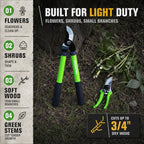 WORKPRO W151010 Limb and Branch Pruner Tool Set, Heat-Treated Steel (1 Set)