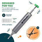 Solder Sucker Tool No Clog Silicone-Tip Manual Desoldering Pump Soldering Accessories for Solder Remover – Unrivaled Suction • No Power Needed • Ultra Low-Maintenance • Best-in-Class Desoldering Gun