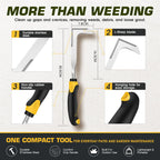 SWANSOFT Crack Weeder – Heavy Duty Stainless Steel Crevice Weeding Tool