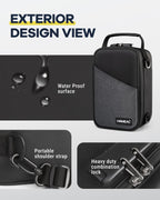 HOMEAL Smell Proof Bag with Combination –Lockable Discreet Carbon Odor Control for Home Car, Hotel & Flight – Secure Privacy Storage, Daily Travel Carry
