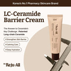 Dr. Reju-All Advanced LC-Ceramide Barrier Cream - Patented Long Chain Ceramide Deep Hydration - Lightweight Korean Face Moisturizer for Strengthening Skin Barrier - 1.69 Fl Oz