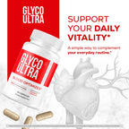 Glyco Ultra - Glyco Ultra Optimizer Capsules, GlycoUltra Support Advanced Formula Premium Pills Maximum Strength All Natural Vitamins for Overall Health & Wellness, 60 Capsules for 1 Month