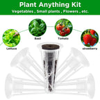 50 Pack Grow Baskets for Hydroponic Growing System, Seed pods Basket Compatible with aero Garden Grow Sponge Starter pods