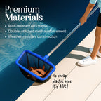 Lime Ultra-Durable Pool Skimmer Net – Deep Fine Mesh for Efficient Leaf & Debris Cleaning, Fits Standard Pool Poles (Net Only, No Pole)