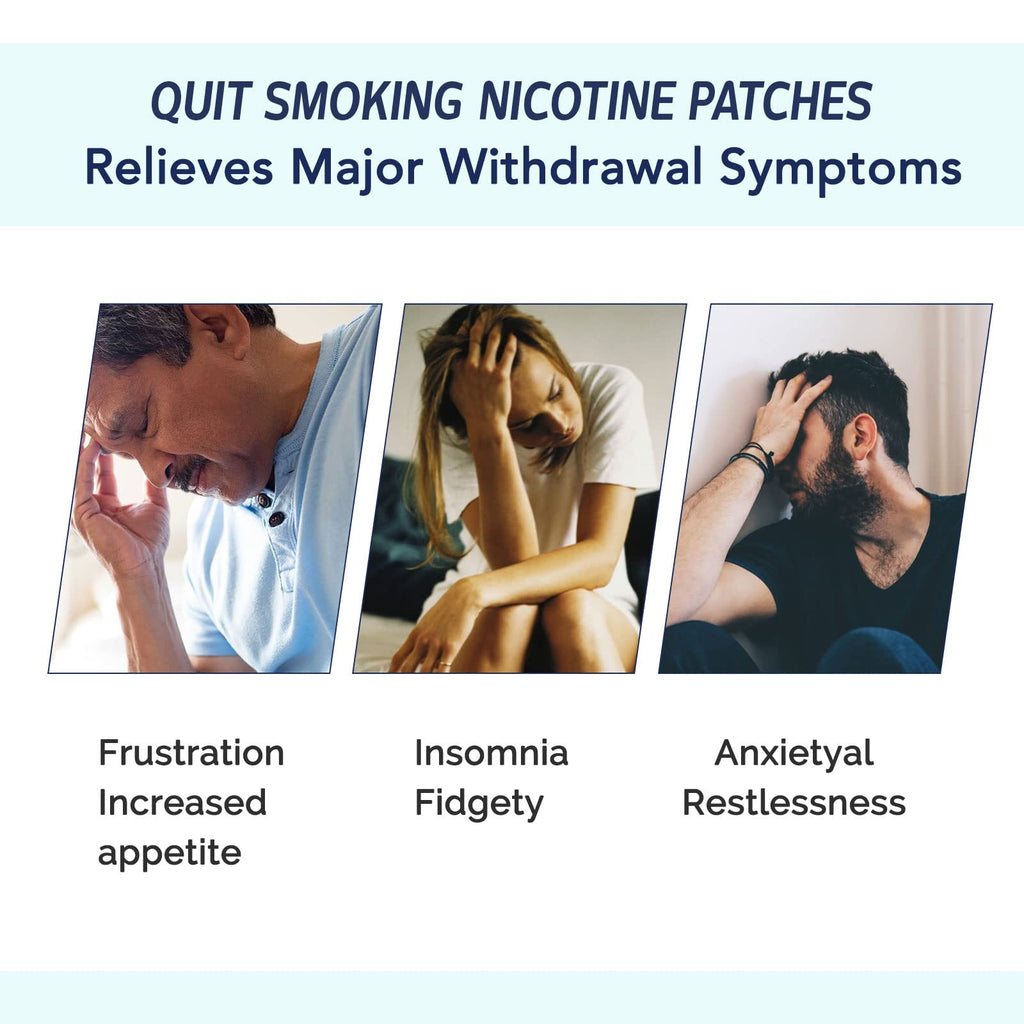 14mg Quit Smoking Patches, Step 2 Stop Smoking Aids Patches, 30 Count Transdermal System Patch, Quit Smoking Stickers that Work with 2 Weeks, Easy and Effective Help to Quit