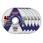 SALI 5 Pack 4-1/2 Inch Grinding Wheels for General Purpose Metal & Stainless Steel, Aluminum Oxide Grinding Disc for Angle Grinder, Depressed Center 4.5" * 1/4" * 7/8"(115 * 6.0 * 22.2 mm)