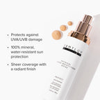 DRMTLGY Physical Tinted Moisturizer with SPF 44. Universal Tint. All-In-One Mineral Tinted Sunscreen and Foundation with Broad Spectrum Protection Against UVA and UVB Rays, 2.05 oz