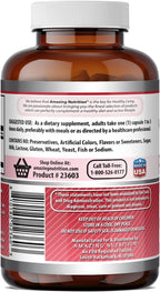 Amazing Formulas Red Clover 430 mg Capsules Supplement | Red Clover Blossoms Herb Extract | Non-GMO | Gluten Free | Made in USA (180 | 3 Pack)