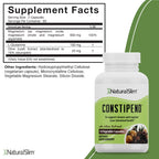 Naturalslim Magnesium Oxide - Constipend for Constipation Relief, Colon Cleanser & Stool Softeners for Women & Men with Magnesium Citrate, Aspartate, & Olive Extract - 120 Vegetable Capsules 2 Pack