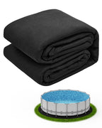 Mosenpol 15 FT Round Pool Liner Pad for Above Ground Pool, Durable Pre-Cut Under Pool Padding, Puncture Protection and Extend Liner Life