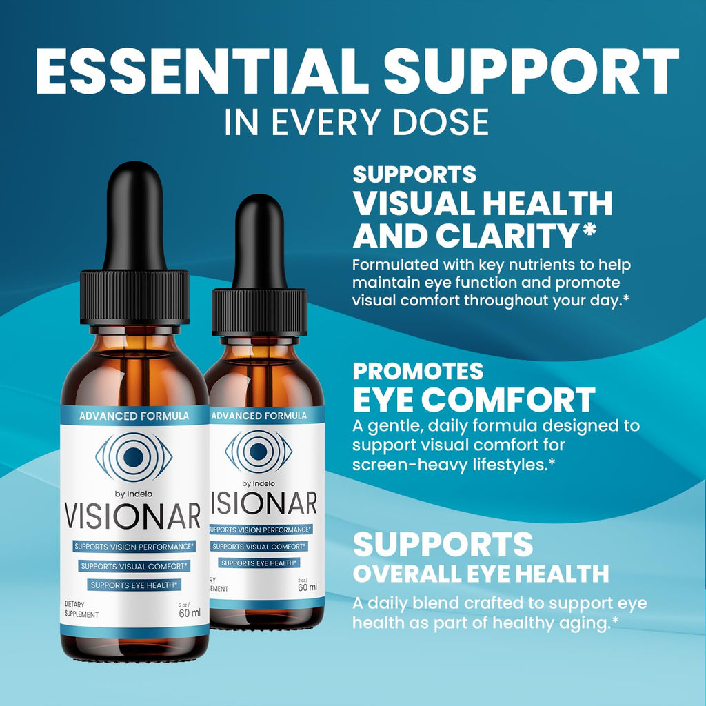 Visionar – Advanced Liquid Formula for Eye Wellness & Daily Visual Support (1 Month Supply)