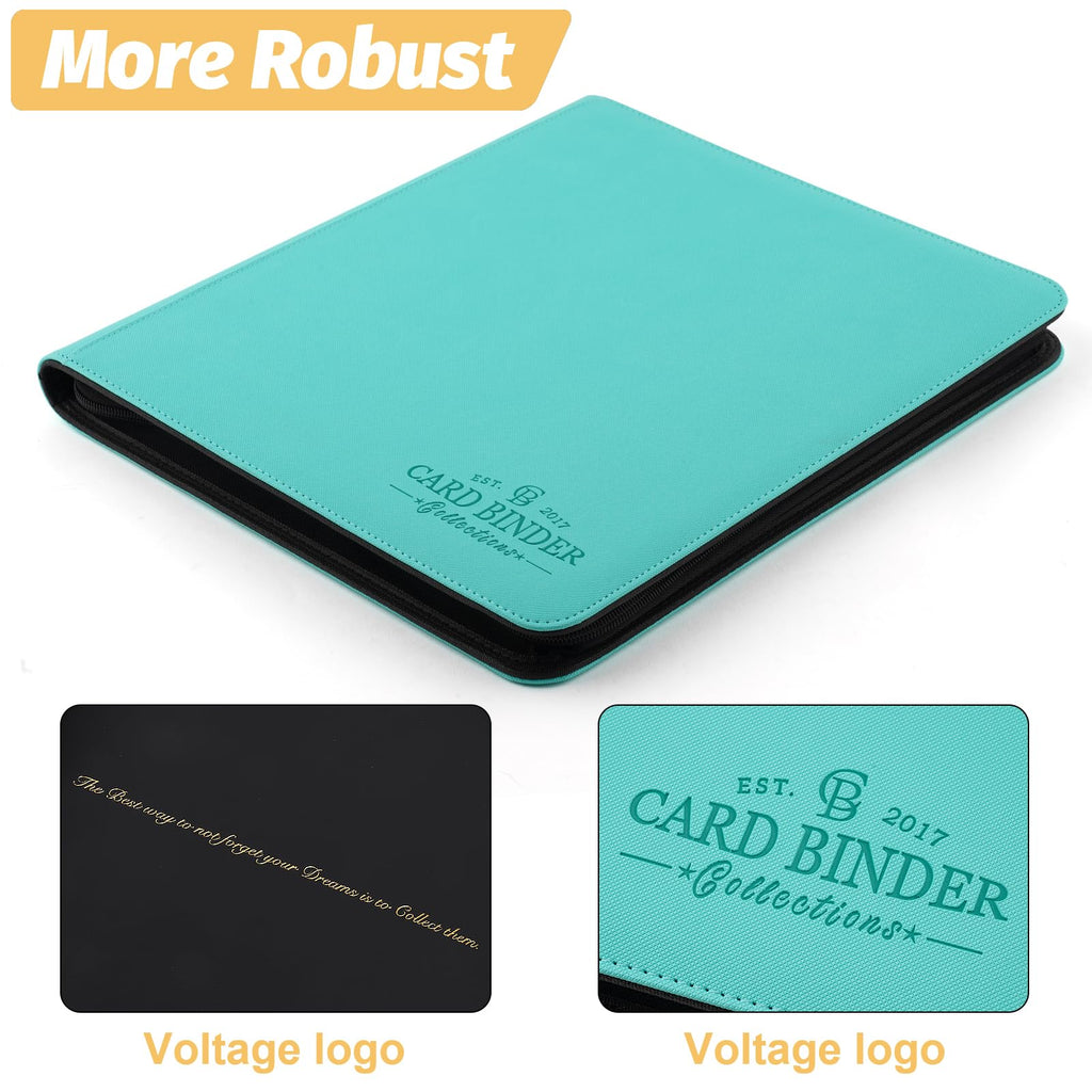 Foalgo Trading Card Binder, Card Collection Binder Album Folder with 720 Side Loading Pockets, 12 Pocket Trading Card Album Folder for TGC,MTG, Baseball Cards, Yugioh