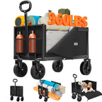 Semoprus 3 in 1 Wagons Carts Foldable,360LBS Beach Cart with Sturdy Wheels