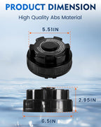 Pomeade Chlorinator Cover Compatible with Hayward Cl200 CL220 Automatic Chlorinator Feeder, ABS Material, Long Service Life, with The Chlorinator to Ensure no Leakage, Easy to Install(Black)