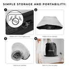 SoundAsleep Dream Series Luxury Air Mattress with ComfortCoil Technology & Built-in High Capacity Pump for Home & Camping- Double Height, Adjustable, Inflatable Blow Up, Portable - Queen Size