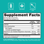 Qunol Magnesium Glycinate Gummies, 120mg of Magnesium Glycinate, High Absorption, Mixed Berry, 90 Count (Pack of 1)