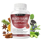 WINYEL Blood Sugar Complex Supplement - with Cinnamon, Bitter Melon, Chromium, Mulberry, Alpha Lipoic Acid, 60 Capsules