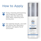 EltaMD Skin Recovery Face Serum Repairs Damaged Skin, Amino Acid and Antioxidative Formula, Hyaluronic Acid Face Serum with Vitamin B5, 1 Fl Oz, Untinted