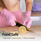 SwiftGrip Pink Disposable Gloves, X-Small, Disposable, Latex-Free, Food-Safe, Powder-Free, 1000-ct Case