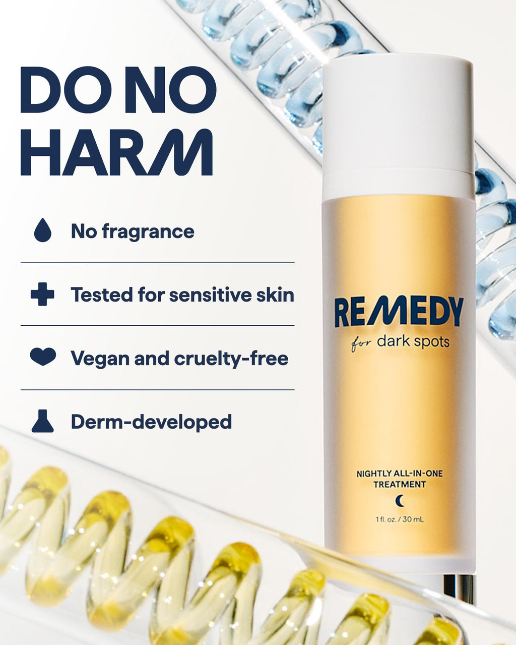Remedy for Dark Spots | Advanced Night Treatment with Retinol & Kojic Acid | For Discoloration and Uneven Tones | With Glutathione, Niacinamide, Mandelic Acid | By Dermatologist Dr. Shah, 1 fl. oz