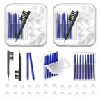 Wovnet Hearing Amplifier Accessories Kit, Compatible with Audien Hearing Amplifier Cleaning Tools, Includes 6 Sizes Silicone Dome, Cleaning Brush and Screwdriver, Wax Guards, Carrying Case(16 Pcs)