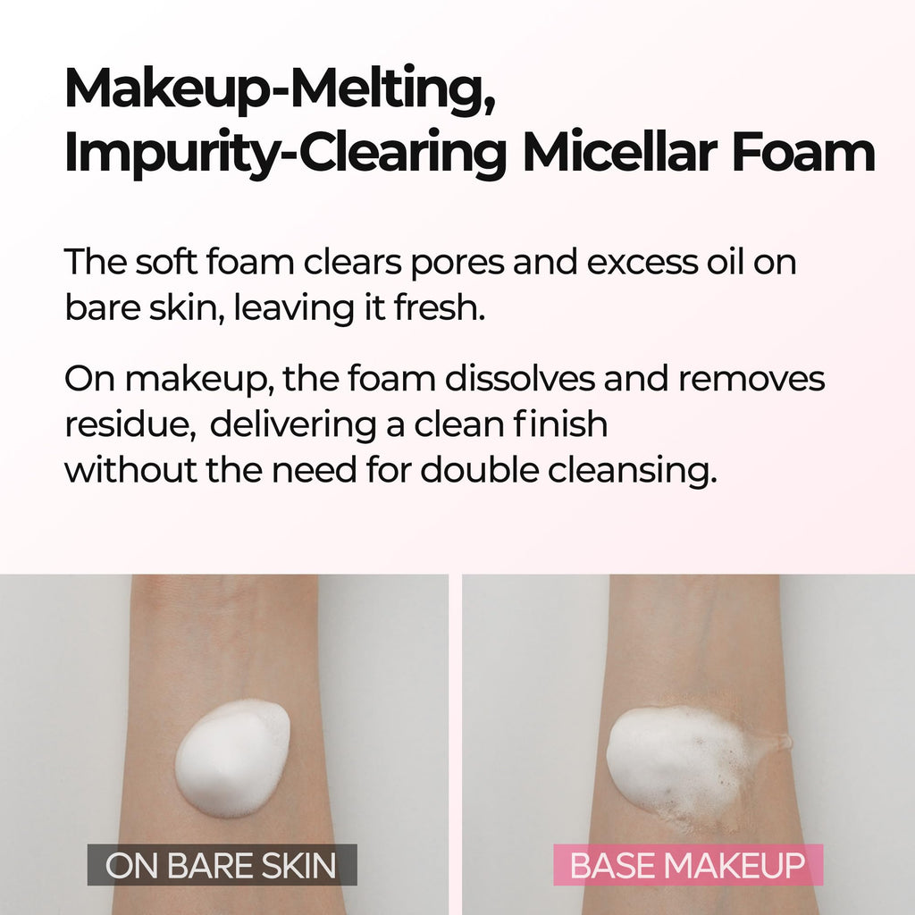 Dr.Melaxin Melting Cleanser - Hypoallergenic Makeup remover with Quick Bubble, Deep Pore Cleansing for all skin type, 150ml