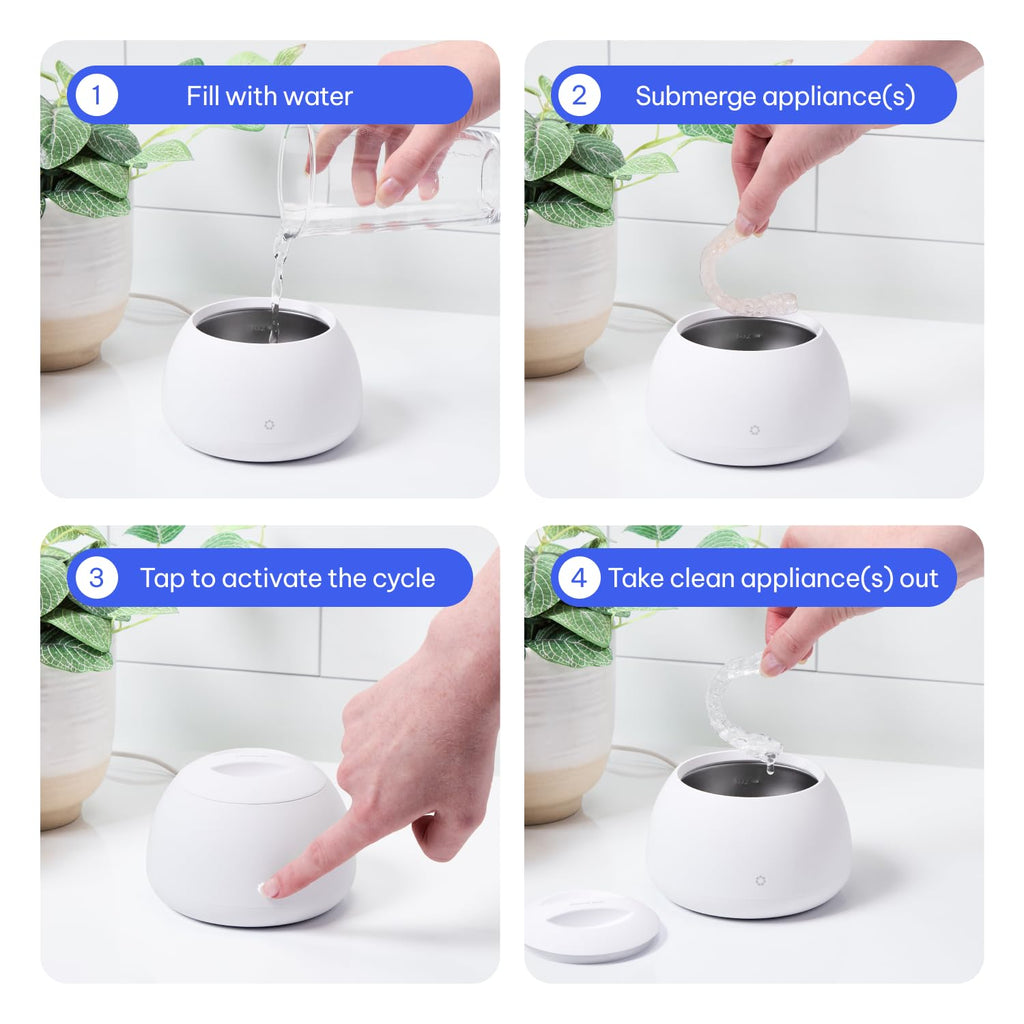 Zima Dental Pod: Ultrasonic Cleaner for Retainers & Aligners