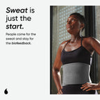Sports Research Sweet Sweat Waist Trimmer (Core Series) - Premium Sweat Enhancing Fitness Band for Women & Men - Adjustable Fit �� Latex-Free Neoprene - Matte Gray, Small